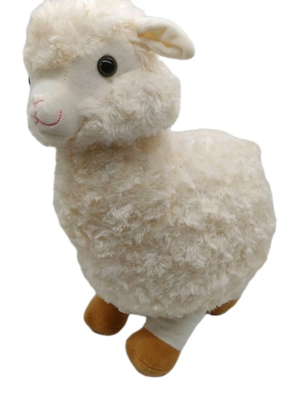 Inter American Products Llama Alpaca White Plush Stuffed Animal 16"